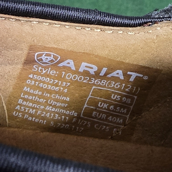 Ariat | Womens Expert Safety Genuine Leather Steel Toe Clogs - SIZE 9 - Picture 8 of 16